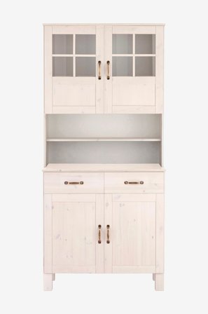 Loft24 - Buffet Alby 2 dører/2 skuffer - Hvit - Skap - Fra Homeroom