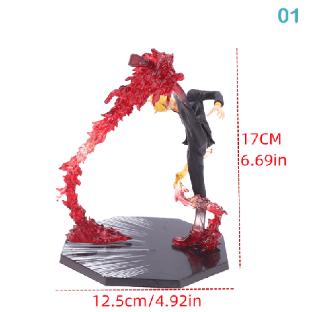 Anime One Piece Sanji Skulptur Samleobjekt Actionfigur Model 1