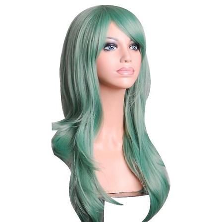 Lyhyt Y-peruukki synteettisellä peruukilla naisille ja tytöille