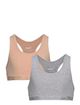 Jade 2-Pack Night & Underwear Underwear Tops Grå Molo