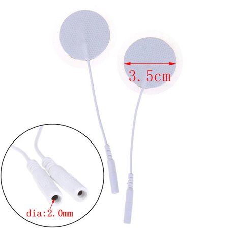 Selvklebende erstatningselektrode pads 10 stk. firkantet 4*4cm Tens ikke-vevd stoff for muskelstimulator Tens maskin pads støtter