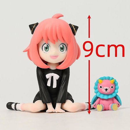 Spy X Family Mini Anya Forger PVC-modell Anime-samling Figur Leke Gave