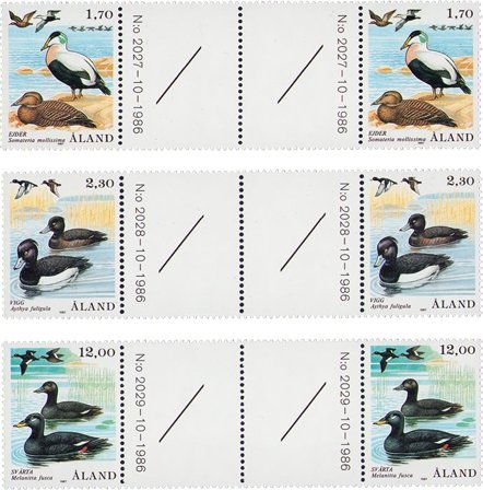 Åland - MICHEL 20-22 - Postfrisk gutterpairs