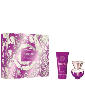 Versace Fragrance Gift Set Dylan Purple Edp + Body Lotion - Purple - 80 ML