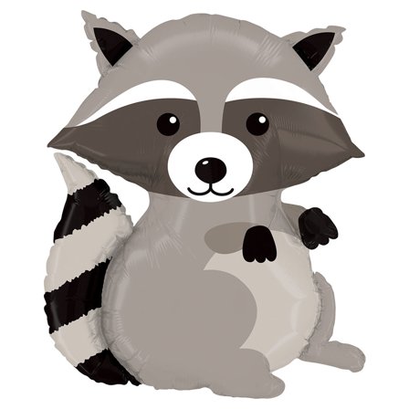 Vaskebjørn Ballon Woodland Critters