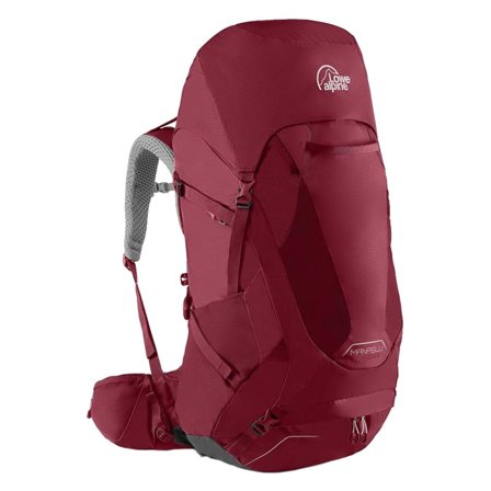 Lowe Alpine Manaslu ND50:65 Women hiking backpacks Red OneSize