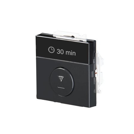 ABB Impressivo T210-81 Timer 2-pol Antracit, Strömbrytare & vägguttag