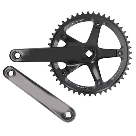 Aluminiumlegerings 144 BCD 48T Single Speed ​​Kranksæt Cykel Krankarmsæt Sort