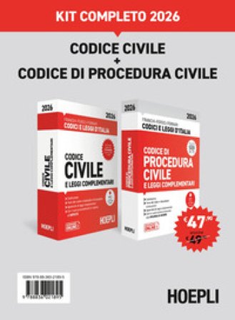 Codice civile + Codice di procedura civile. Kit completo 2026 Luigi Franchi