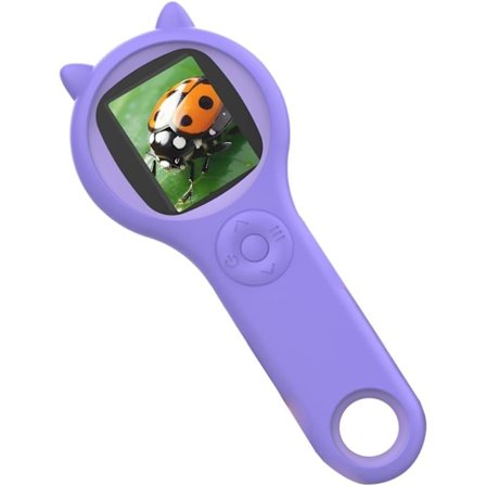 Violetti lasten mikroskooppi - kannettava digitaalinen suurennuslasimikroskooppi lapsille