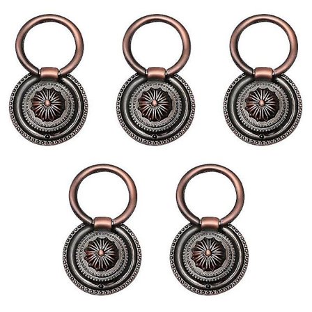 5 stk. Runde Vintage Skuffegreb Møbelgreb Enkelt Hul