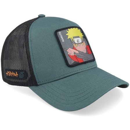 Capslab - Grün trucker Cap - Naruto Green/Black A-Frame Trucker @ Hatstore
