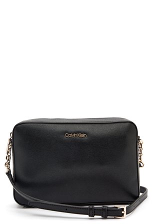 Calvin Klein Jeans Camera Bag Saffiano BAX Ck Black Klær