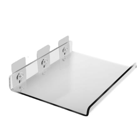 Vägghängande Förvaringshylla För Badrum I Akryl 20*20cm 2pcs