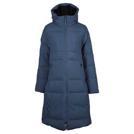 Skhoop Long Down Jacket Women down-lined parkas Blue XL
