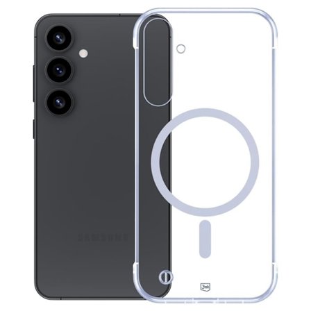 3MK Galaxy S25 Plus Mobilskal MagSafe Just20g - Clear