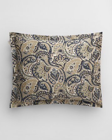 GANT Wohnaccessoires Paisley Kopfkissenbezug mit Print (80x80) Grün