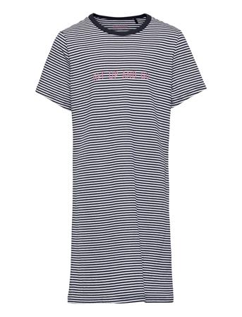 Nightshirt 1/1 Night & Underwear Pyjamas Nightdresses Blå Schiesser