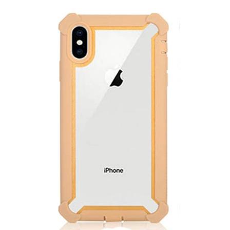Kraftfullt Skyddande Fodral - iPhone X/XS Guld