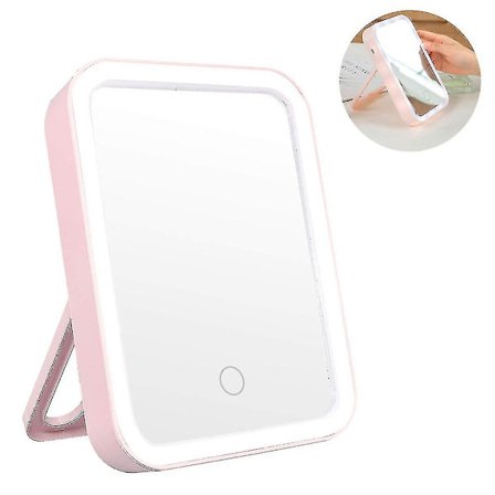 Sminke Spejl Med Lys, Oplyst Sminke Spejl, Tre-farvet Belysning