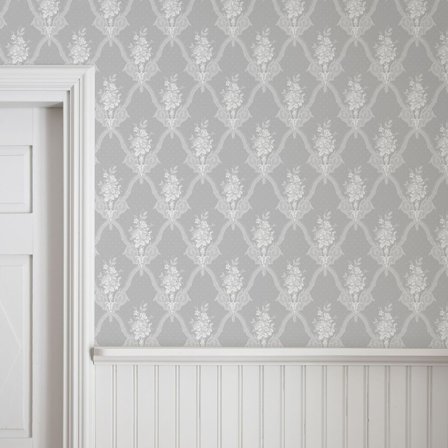 Duro Tapet, Magasinet 693-04 Gammalsvenska QuickUp, L, Grå, Färg & tapeter