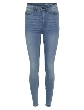 Nmcallie Hw Skinny Jeans Vi059Lb Noos Skinny Jeans Blå NOISY MAY*Betinget Tilbud