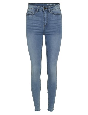 Nmcallie Hw Skinny Jean Vi059Lb Fwd Noos Blue NOISY MAY