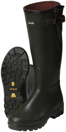 Arxus Pioneer Nord kumisaapas, Unisex, maastonvihreä