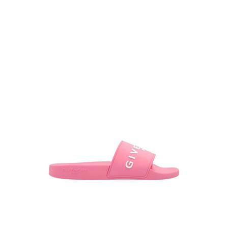 Givenchy Slides with logo rosa, Dam Flip-flops, Dam, Storlek: 37 EU