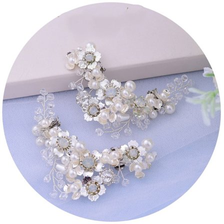 1 par avtakbare spenner brudesko høye hæler rhinestone sko klips, DIY blomst sko dekorasjon bryllupsfest sko tilbehør