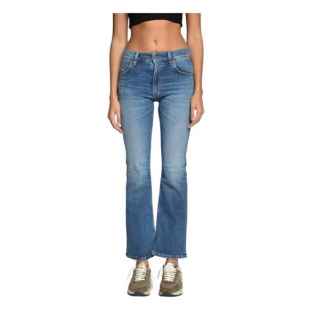 Haikure Flared Jeans Blå, Dame, Størrelse: W26