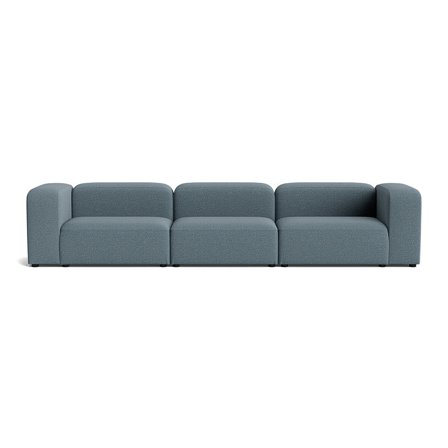 Milo XL 3 personers sofa - Nordic Blå - 360x100x72 - Sofa, 3 personers sofa