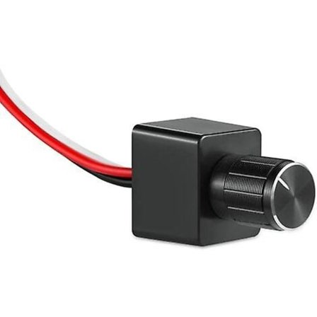 LED-dimmerbrytare 12V DC PWM-dimmer Justerbar styrenhet för husbil, båt, släpvagn, skåpbil, för dimbara LED-lampor, halogen, glödlampor, enfärgad