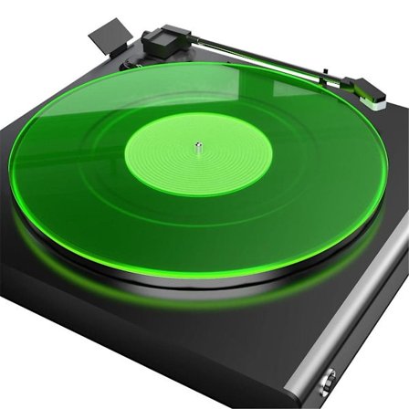 -Skivspelarmatta Skivtallrik Slipmat: Akryl Skivspelarplatta Vinyl Slipmattor för Skivspelare