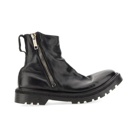 Premiata, Leather Boots Zwart, Heren, Maat:44 EU