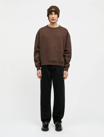 Mads Nørgaard Standard Luka Crew Sweat - Brown - L