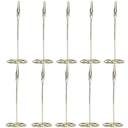 Servettring i guldmetall, set om 10 stycken