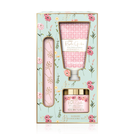 Baylis & Harding Royale Garden Rose, Poppy & Vanilla Manicure Gift Set, 1 stk.
