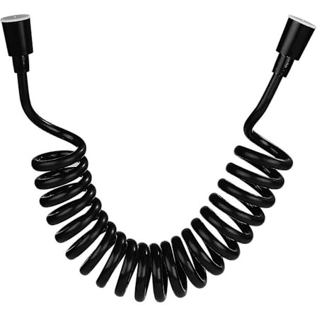 Slang för toalett och bidé, 3 m, Svart