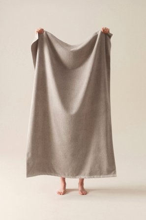 Jotex - Badehåndkle 100x150 Cm Beige - JOEY - Kjøp Badelaken hos Jotex