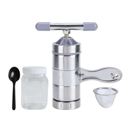 Honningpresser, honninguttrekker, bærbar rustfritt stål mini manuell honningpresser uttrekker maskin birøkt verktøy