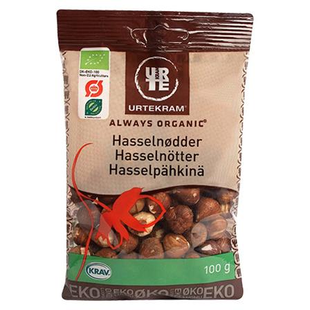 Urtekram Hasselnødder Ø 100 g, Helse & Madvarer, Nødder, Hasselnødder