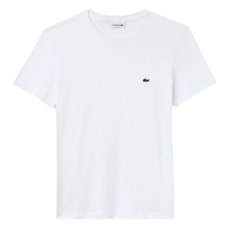 Lacoste, T-Shirts Biały, Mężczyzna, Rozmiar: M