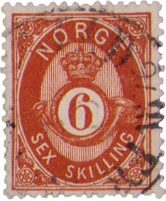Norge 1872-1875 - AFA 20 - Stemplet