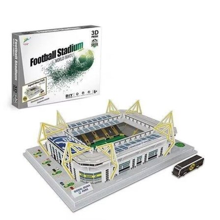 3D tredimensionelt puslespil fodboldbane puslespil 3D puslespil stadion papkonstruktion model børns puslespil legetøj