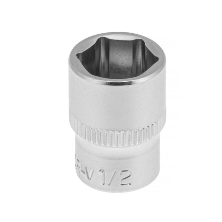 PELA 562158 Hylsa drivstorlek 1/4", 6-kant, kort 1/2", Handverktyg