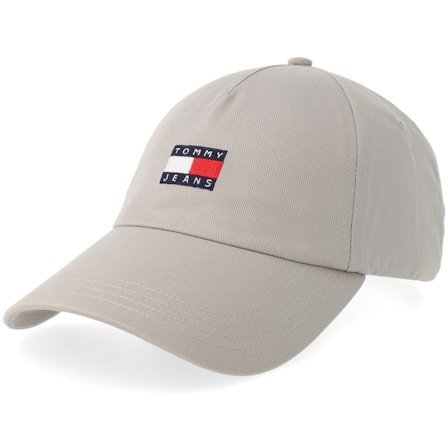 Tommy Hilfiger - Beige unconstructed Keps - Heritage Core Cap Stone Dad Cap @ Hatstore