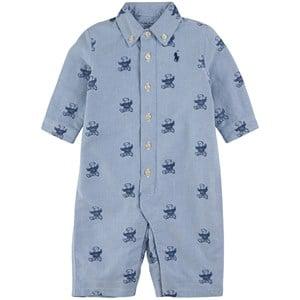 Kids - Ralph Lauren Branded Romper Blue 12 Months - All in ones - 12 months - Blue