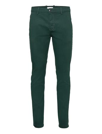 Superflex Chino Pants Chinot Housut Vihreä Lindbergh