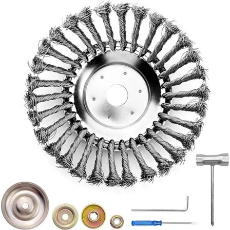 Ståltråds trimmerhuvud, universellt trädgårdsverktyg (enkel installation)
